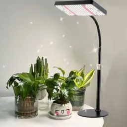 Produktbild: FRGROW Pflanzenlampe LED, UV-IR Vollspektrum Pflanzenlicht für Zimmerpflanzen, Pflanzenleuchte LED, Vollspektrum Pflanzenlampe 208 LEDs, Wachstumslampe für Pflanzen, Daisy Chain Funktion