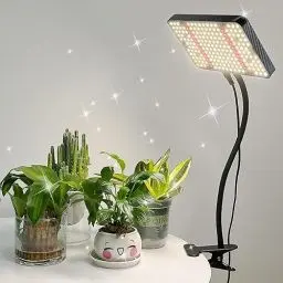 Produktbild: FRGROW Pflanzenlampe LED Vollspektrum, Pflanzenlicht für Zimmerpflanzen, UV-IR Vollspektrum Pflanzenleuchte 200W, Grow Lampe 208 LEDs, Wachstumslampe für Pflanzen, Daisy Chain Euro Stecker
