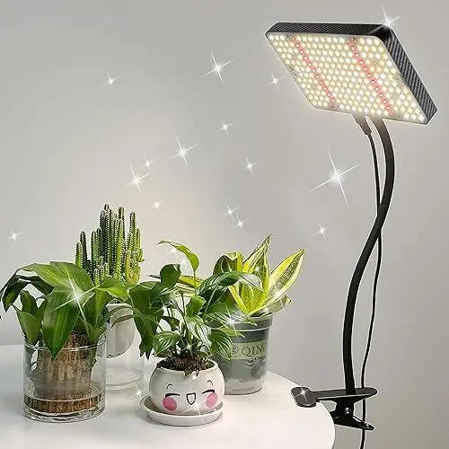 Produktbild: FRGROW Pflanzenlampe LED Vollspektrum, Pflanzenlicht für Zimmerpflanzen, UV-IR Vollspektrum Pflanzenleuchte 200W, Grow Lampe 208 LEDs, Wachstumslampe für Pflanzen, Daisy Chain Euro Stecker
