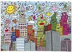 Produktbild: Fridolin Brillenputztuch Rizzi-My New York City aus Mikrofaser, Bunt, 18x12.5x1 cm