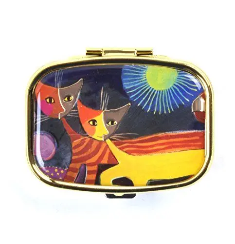 Produktbild: Fridolin Pillendöschen Rosina Wachtmeister-Wonderland aus Metall, bunt, 5.1x3.6x1.8 cm