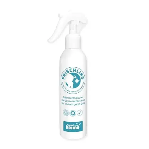 Produktbild: Frischling Geruchsneutralisierer Spray für Textilien und Räume | Mikrobiologischer Tier Geruchsentferner | Hunde & Katzen-Urin Enzymreiniger | 250 ml