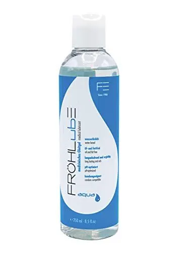 Produktbild: Fröhle FRÖHLubE Aqua Medizinisches Gleitgel, Transparent, Neutral, 250ml