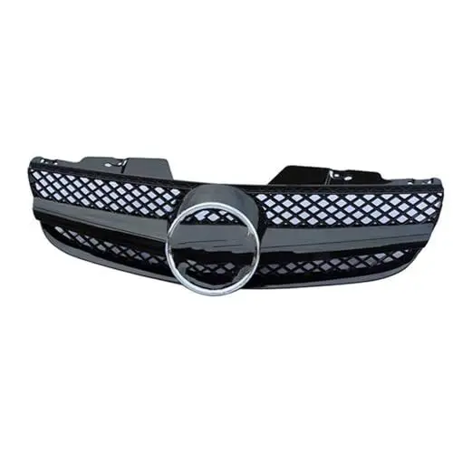 Produktbild: AVIMYA Nierengitter Für Mercedes Für Benz R230 Für SL Klasse SL500 SL550 SL600 2007-2009 Kühlergrill Schwarz Auto Oberen Stoßstange Haube Mesh Automotive Kühlergrill