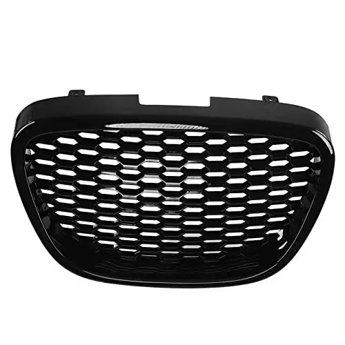 Produktbild: Stoßstangengitter, Frontgrill 1133007 Hochglänzender, Schwarzer, Hitzebeständiger Mesh-Grill Ersatz für Seat Altea Toledo
