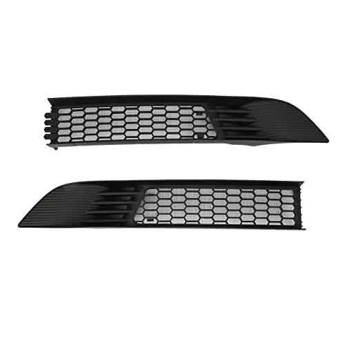 Produktbild: Frontgrill Mesh Gittereinsätze für Model Y 2020-2023, 2PCS Frontgrill Mesh Bright Black Bumper Vent Grille Ersatz für Model Y 2020-2023