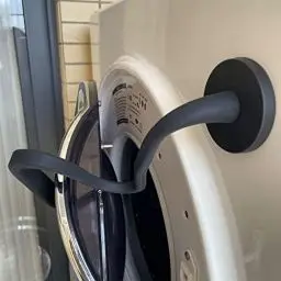 Produktbild: Frontlader-Waschmaschinentürstütze, Magnetischer Waschmaschinentürhalter, Universelle Flexible Waschmaschinentürstütze, Passend für die Meisten Waschmaschinen(Schwarz)