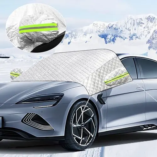 Produktbild: frontscheibenabdeckung Winter,scheibenabdeckung Auto Winter,Windschutzscheibe Abdeckung,Scheibenabdeckung Abdeckung, Frost, Schnee, EIS, Sonne, Staub, Winterschutz Faltbare