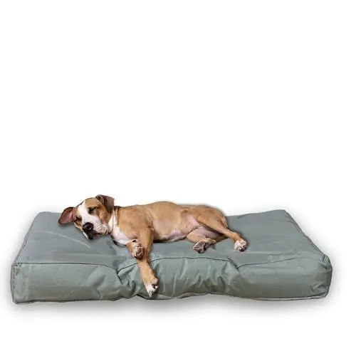 Produktbild: Frosal Hundebett wasserabweisend Hundekissen Hundekorb waschbar Hundematratze Bett Hund Hundekörbchen Größe M, L, XL (L - 83 cm x 69 cm)