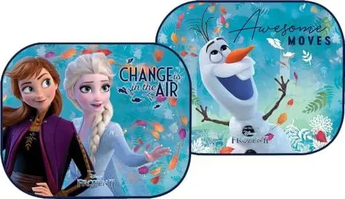 Produktbild: Frozen ELSA Anna und Olaf Auto Sonnenschutz Seitenvorhänge für Mädchen (2 Stück)
