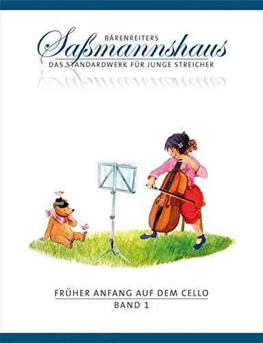 Produktbild: Früher Anfang auf dem Cello, Band 1 -Eine Violoncelloschule für Kinder ab 4 Jahren-. Bärenreiters Saßmannshaus. Spielpartitur