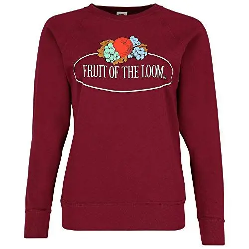 Produktbild: Fruit of the Loom Damen 012146 Sweatshirt, Rot (Burgund 41), X-Large