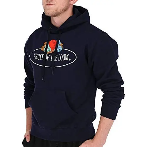Produktbild: Fruit of the Loom Herren 012208 Kapuzenpullover, Blau (Deep Navy Az), X-Large