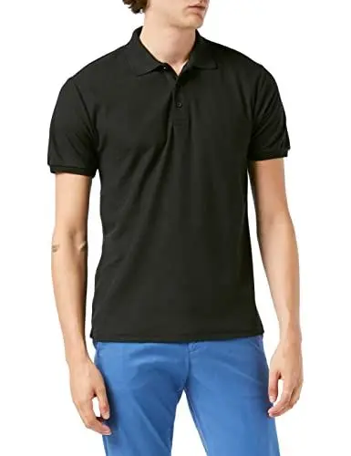 Produktbild: Fruit of the Loom Herren 65/35 Polohemd, Schwarz, XL (3er Pack)