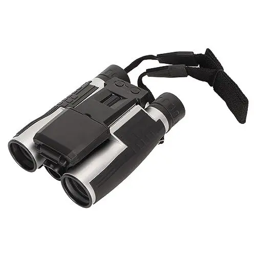 Produktbild: FS608 Fernglas-Kamera, 2 Zoll HD 1080P Digitales Fernglas mit Kamera, 12-facher Zoom, Video-Foto-Recorder, Camcorder für Vogelbeobachtung, Fußballspiel, Konzert