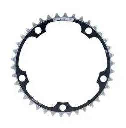 Produktbild: FSA Road Kettenblatt BCD 130 10-/11-fach schwarz/silber Ausführung 38 Zähne 2017 Kettenblätter