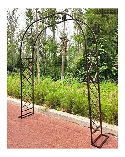 Produktbild: FSCLJ Metall Rosenbogen Pergola Rankhilfe Rankgitter Torbogen Rankbogen,Garten Terrasse 1.4x2.3m 2x2.3m,3x2.3m,4x2.3m