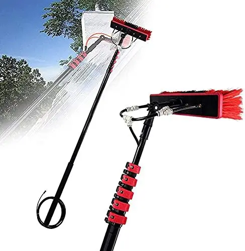 Produktbild: FSCLJ Teleskopstiel Wassergefüllte - Telescopic Pole, Teleskopstange Wasserführend, 3.6M-11M für Solaranlagen Fenster Glasdach Terrassendach und Fenster Reinigungsgerät