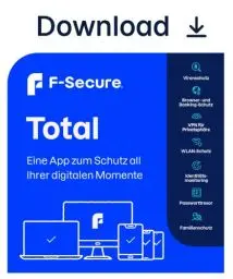 Produktbild: F-Secure Total | 2 Jahre | 10 Geräte | Digitaler Download