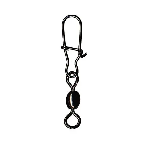 Produktbild: FTM Seika Pro Spin Wirbel mit Duo Lock Karabiner - 10 Angelwirbel zum Spinnfischen auf Hechte, Zander & Barsche, Einhänger, Snaps, Größe/Tragkraft:Gr, 2 / 18kg