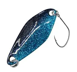Produktbild: FTM Spoon Tremo 2, 9cm - Forellenblinker zum Ultra Light Angeln auf Forellen, Forellenköder zum Spinnangeln, Spinnköder, Blinker, Farbe:blau/lila, Gewicht:2, 3g