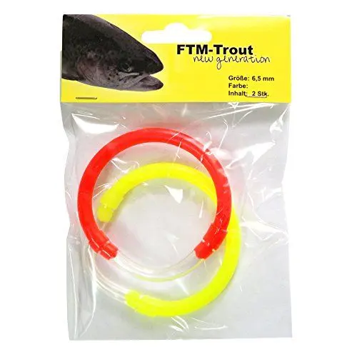 Produktbild: FTM Unisex – Erwachsene 10C6101150C10 New Generation Ringbissanzeiger rot + gelb-2 Angeln auf Aal, Forelle, Karpfen & Raubfisch, Bissanzeige, Bunt, Normal
