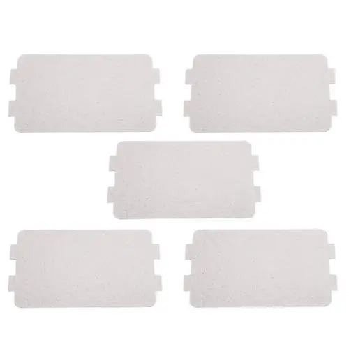 Produktbild: FTVOGUE 5 STÜCKE Mikrowellenofen Glimmerplatte Glimmerscheibe Blatt Ersatz Reparaturzubehör, 116 x 64 mm
