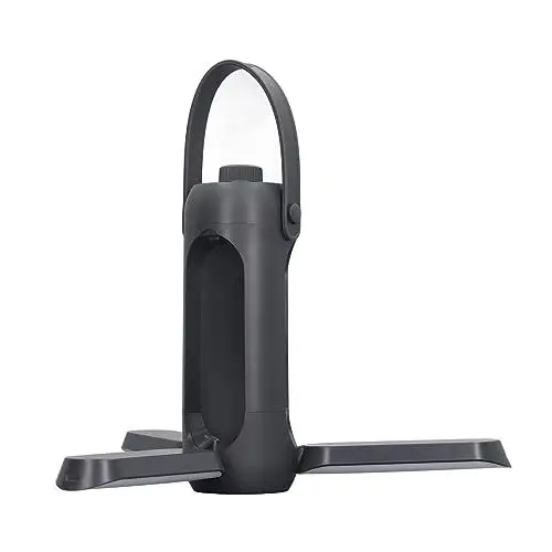 Produktbild: FTVOGUE Campinglaterne mit Wiederaufladbarem 10000-mAh-Akku über USB, Faltbares Hängedesign, Dimmbare Zeltlampen für Unterwegs (Dunkelgrau)