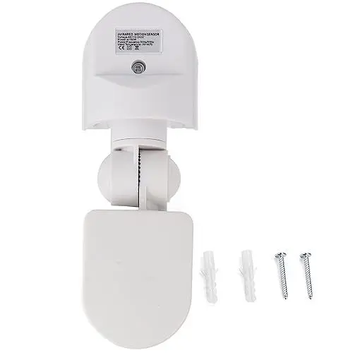 Produktbild: Ftvogue Einstellbarer PIR-Bewegungsmelder, 110 V-240 V, Infrarot-Sensor, Lichtschalter, Glühbirnenschalter, 1 Stück