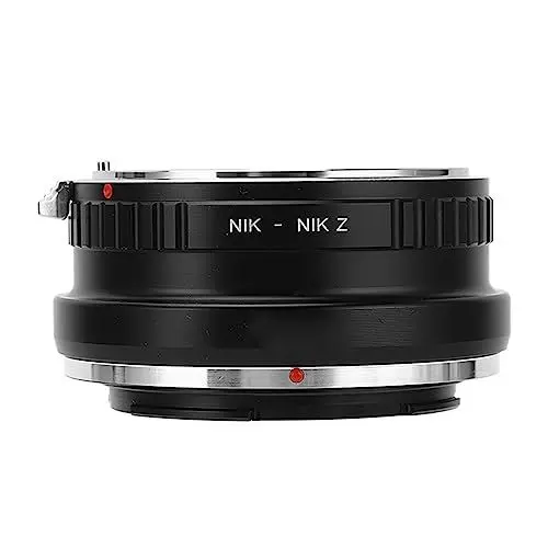 Produktbild: FTZ Objektiv-Mount-Adapter mit Blendenkontrollring for Nikon Z Z6 Z7 Z50 Z5 Z6II Z7II Zfc Z9 Z30, F-Objektiv auf Z-Mount, Manueller Fokus, Manuelle Belichtung, Blendenpriorität