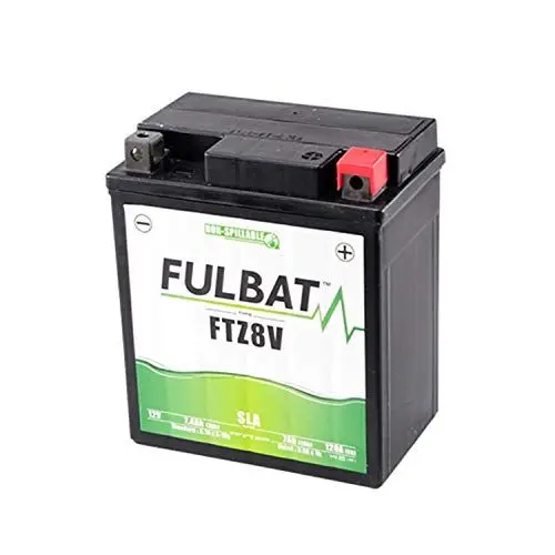 Produktbild: FTZ8V, YTZ8V wartungsfreie Fulbat SLA-GEL Batterie LxBxH: 113x70x130mm