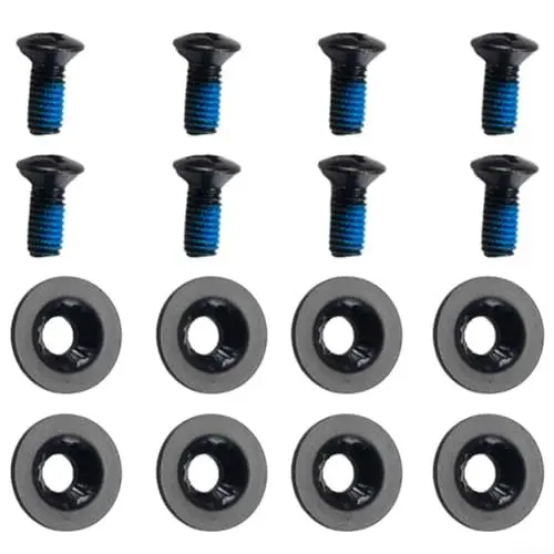 Produktbild: FUBESK Snowboard-Bindeschraube, passend für Snowboard-Bindungen, Ski-Zubehör, Outdoor-Sportteile, Ersatz (8 Sets)