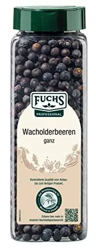 Produktbild: Fuchs Professional - Wacholderbeeren ganz | Ideal zum Würzen von Sauerbraten oder Sauerkraut| 300 g im großen Streuer