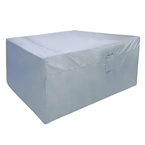 Produktbild: Fucnen Gartenmöbel-Abdeckung wasserdicht für die Aufbewahrung im Freien robuste Möbel-Pflegeabdeckung 420DOxfordGewebe für Stühle Sofa würfelförmig RattanMöbelabdeckung winddicht UV-Schutz250x250x90cm