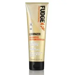 Produktbild: Fudge Professional Luminizer Moisture Boost Shampoo | Schützt die Farbe, sofortiger Glanz, 85 % kräftigeres Haar, 48 Stunden Feuchtigkeitsspende & sulfatfrei – 250 ml