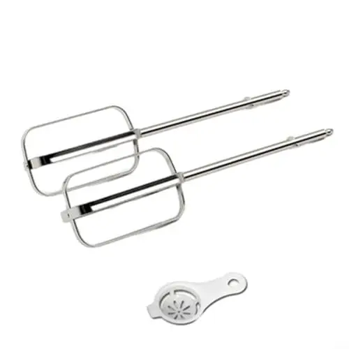 Produktbild: Für Kenwood Eierschlägel Teigmischung Ersatz mit Handmixer Schneebesen Zubehör (4 Stäbchen x 2)