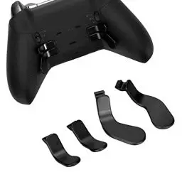 Produktbild: Ersatzteile aus Metall des Controllers One Elite Controller Series 2 Modell 1797, einschließlich 4 Auslöser-Paletten aus Edelstahl (schwarz)