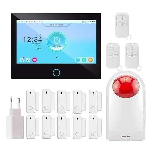 Produktbild: Fuers 4G WiFi Alarmanlage Haus WLAN+ GSM Alarmanlage Wohnung mit 7