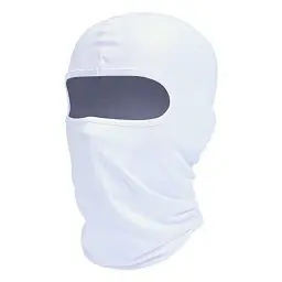 Produktbild: fuinloth Sturmhauben, Gesichtshaube, Skimaske, Hals Gaiter, UV-Schutz, Motorrad- und Fahrrad-Gesichtsmaske, Balaclavas für Herren/Damen Weiß