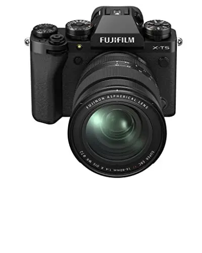 Produktbild: FUJIFILM X-T5 schwarz + FUJINON XF16-80mmF4 R OIS WR Objektiv Kit