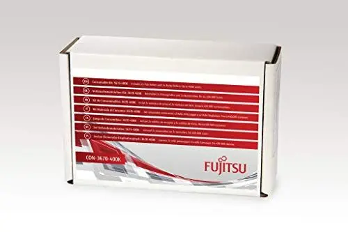 Produktbild: Fujitsu PFU Verbrauchs-Set 3670-400K für fi-7140, fi-7240, fi-7160, fi-7260, fi-7180, fi-7280 inkl. 2 Pick-Rollen und 2 Bremsenrollen Geschätzte Lebensdauer: bis zu 400K Scans, CON-3670-400K