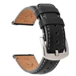 Produktbild: Fullmosa Leder Uhrenarmband Vintage-Ersatzarmband, Uhrenarmband 22mm 20mm 24mm 19mm 18mm Armband Uhr Zubehör für Herren Damen, Uhrband für Smartwatch und Universal-Uhren