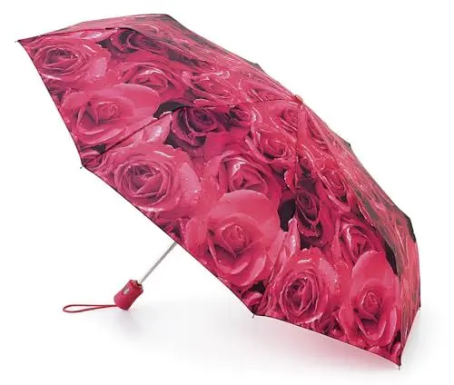 Produktbild: Fulton Regenschirm, Winddicht, Leichter, Öffnet und Schließt per Knopfdruck, 99 cm Spannweite, 27 cm Länge, Pink