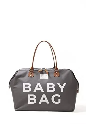 Produktbild: Fume London Baby Bag & Wickeltasche - Stilvolle, Multifunktionale Kliniktasche für Mama | Große, Wasserdichte Diaper Bag für Travel und Mutterschaft (Rosa)