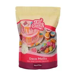 Produktbild: FunCakes Deco Melts natürliches Weiß - Tauchen, drippen, dippen und dekorieren! In der Mikrowelle schmelzen und in jede Form gießen, 1 kg