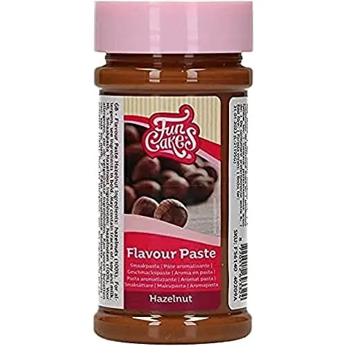 Produktbild: FunCakes Geschmackpaste Haselnüsse: Lebensmittelaroma, guter Geschmack, perfekt zum Dekorieren von Kuchen, geeignet für Teig und Füllungen. 100 g.