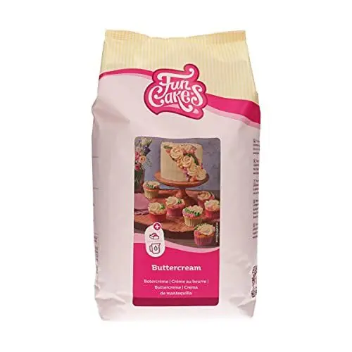 Produktbild: FunCakes Mix für Buttercreme: Einfach zu verwenden, cremig, perfekt zum Dekorieren, Abdecken und Füllen von Kuchen, Belag auf Cupcakes, Halal., 4 kg