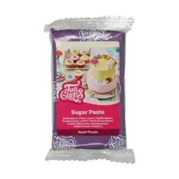 Produktbild: FunCakes Rollfondant Royal Purple: Einfach zu verwenden, glatt, flexibel, weich und biegsam, perfekt zum Dekorieren von Kuchen. Gluten-frei, 250 g