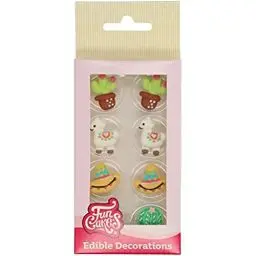 Produktbild: FunCakes Zucker Dekorationen Alpaka Set/8