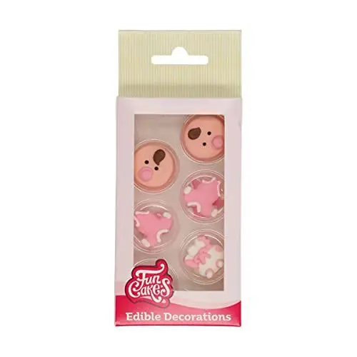 Produktbild: FunCakes Zucker Dekorationen Baby Mädchen Set/12